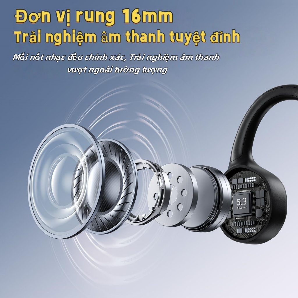 Lenovo Tai nghe Bluetooth dẫn truyền xương Bridio X13 IPX5 Tai nghe nhạc thể thao chống nước | BigBuy360 - bigbuy360.vn