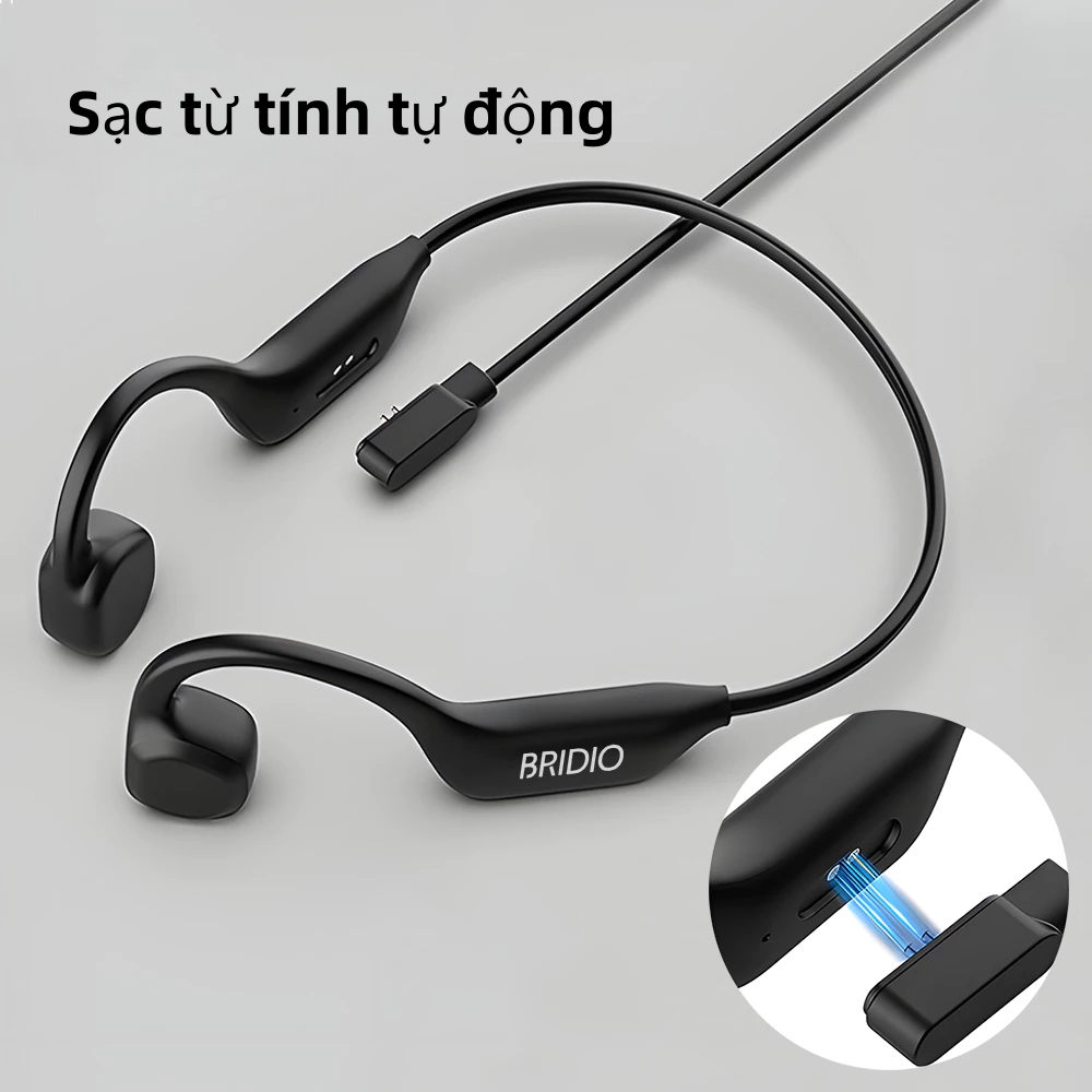 Lenovo Tai nghe Bluetooth dẫn truyền xương Bridio X13 IPX5 Tai nghe nhạc thể thao chống nước | BigBuy360 - bigbuy360.vn