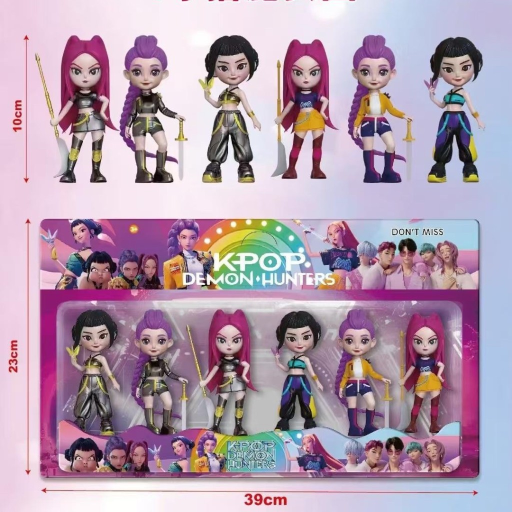 POP Witch Hunt Team Solid móc khóa Anime nhân vật búp bê Sóng Hàn Quốc Demon Hunter