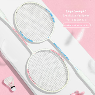  【Urbano 🏸Bộ 2 vợt cầu lông người lớn siêu nhẹ 100g – khung hợp kim nhôm bền lưới căng 16–20 lbs kèm 3 quả cầu cho tập luyện & giải trí 