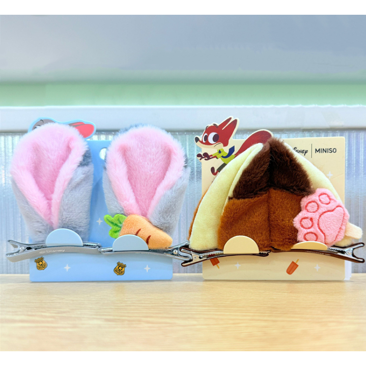 Miniso Zoopopia - Kẹp Tóc Hình Tai Chuột Rats Dễ Thương từ Bộ Sưu Tập Crazy Animal City