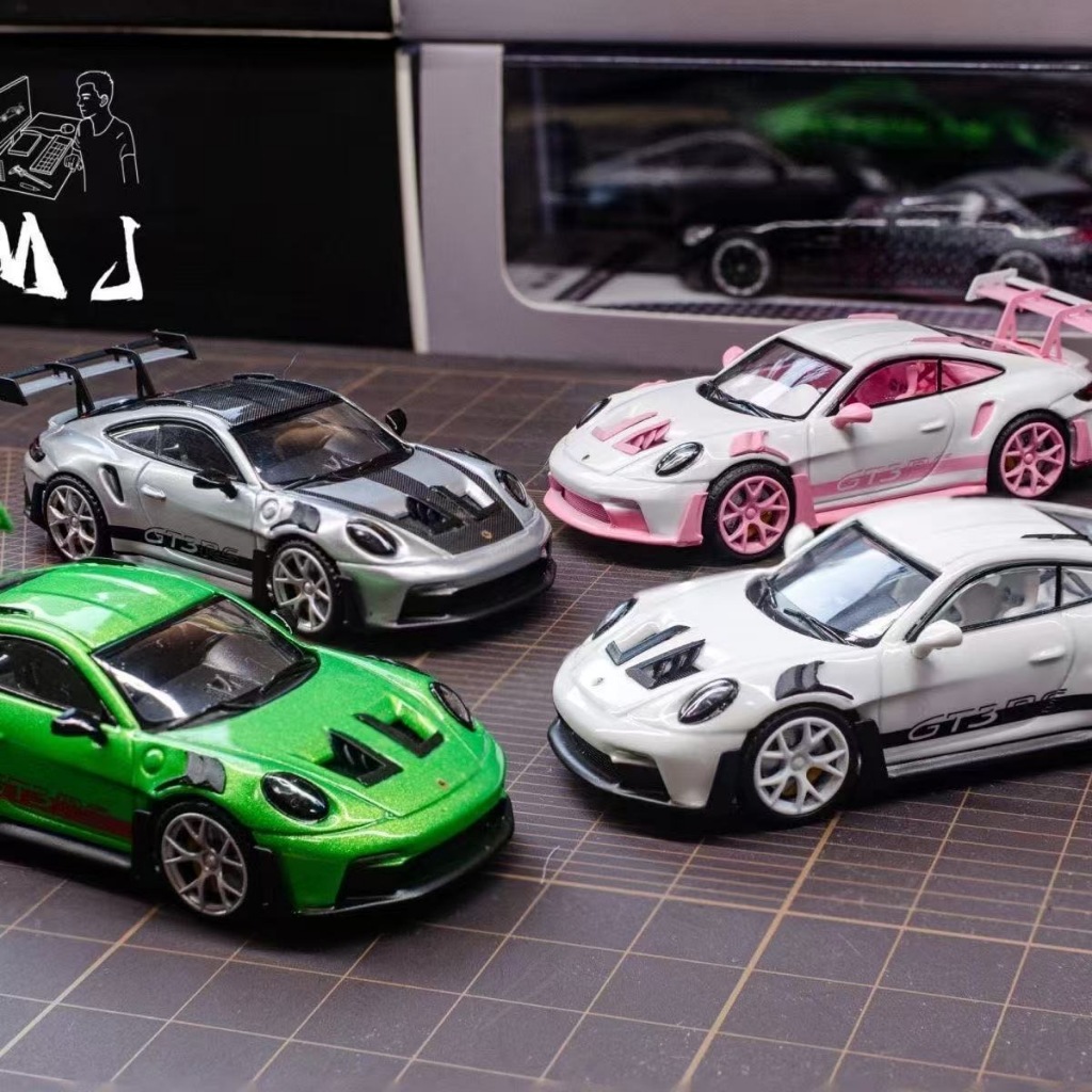 MJ 1: 64 Porsche 911 GT3 RS Hợp Kim Chính Hãng Xe Mô Hình Mô Phỏng Bộ Sưu Tập Đồ Trang Trí