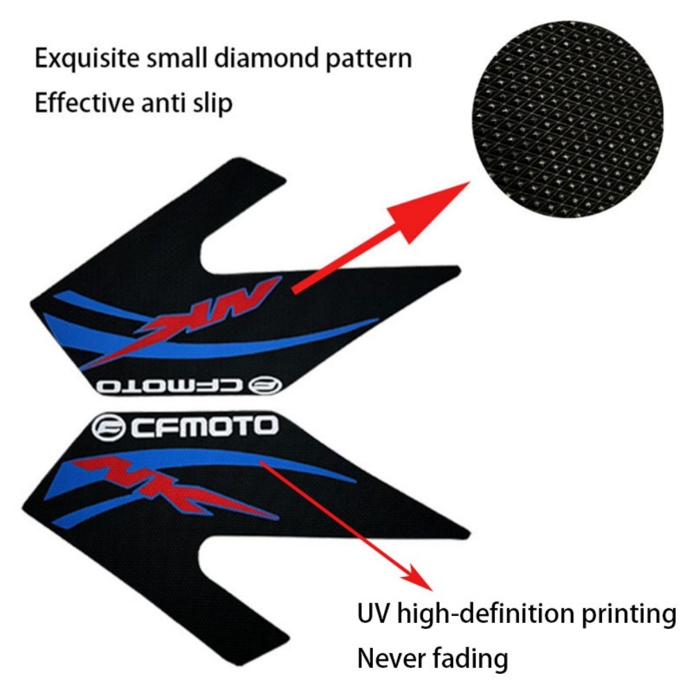 Dành Cho CFMOTO 650NK 400NK CF650TR Xe Máy Bình Nhiên Liệu Bên Bảo Vệ Miếng Dán Chống Trượt Miếng Dá