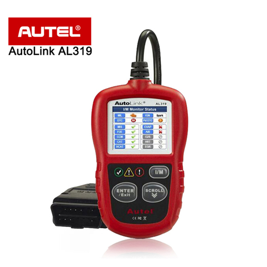 Mới Autel Autolink Al319 Ô Tô Obdii Eobd Obd2 Chẩn Đoán-Công Cụ Có Thể Đọc Mã Với Màn Hình Màu Autel