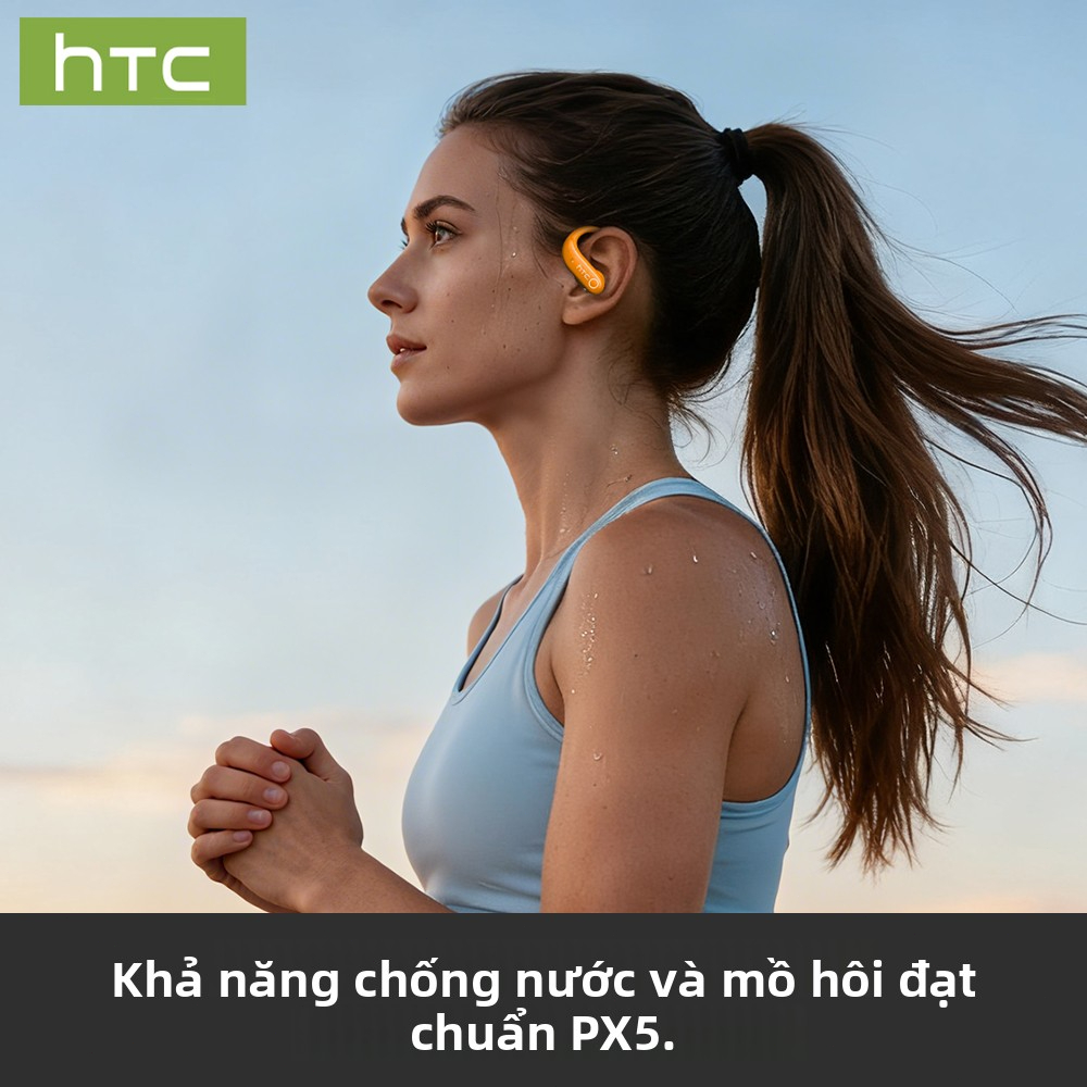 HTC NE61 Tai nghe Bluetooth không dây OWS Theo dõi nhịp tim và oxy trong máu Hộp sạc Bluetooth 6.0 IPX5 Micro tích hợp chống nước | BigBuy360 - bigbuy360.vn