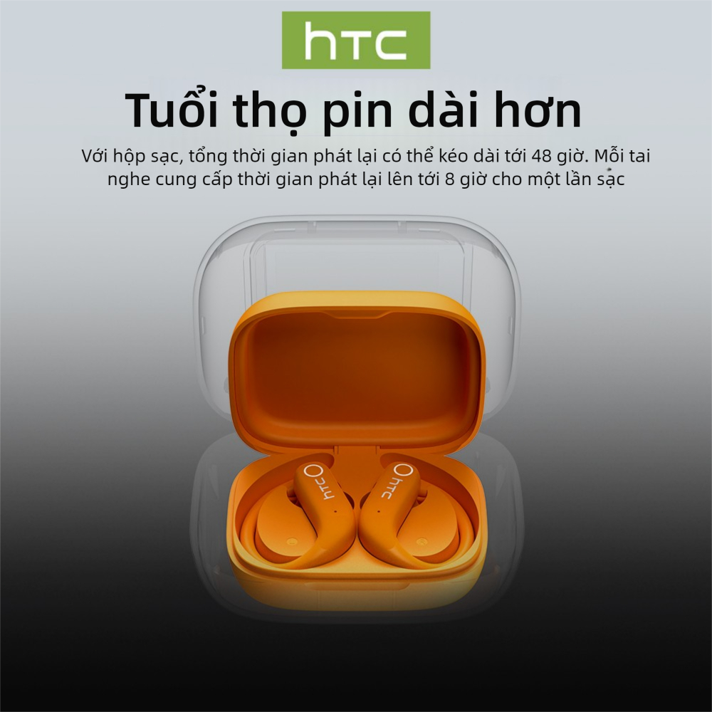HTC NE61 Tai nghe Bluetooth không dây OWS Theo dõi nhịp tim và oxy trong máu Hộp sạc Bluetooth 6.0 IPX5 Micro tích hợp chống nước | BigBuy360 - bigbuy360.vn