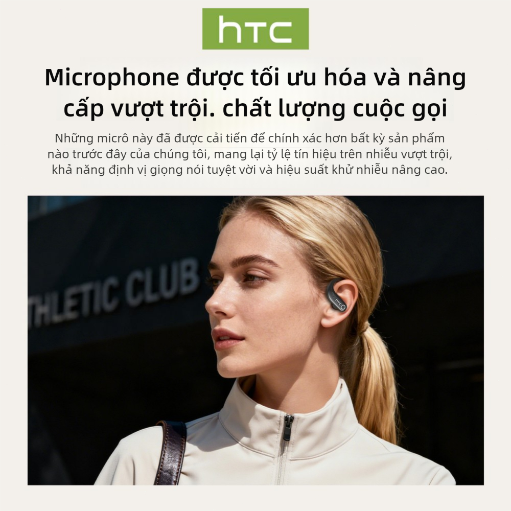 HTC NE61 Tai nghe Bluetooth không dây OWS Theo dõi nhịp tim và oxy trong máu Hộp sạc Bluetooth 6.0 IPX5 Micro tích hợp chống nước | BigBuy360 - bigbuy360.vn