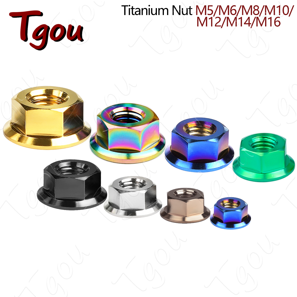 Đai Ốc Titan M5 M6 M8 M10 M12 M14 M16 Cho Xe Đạp Xe Máy