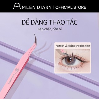  Mlen Diary Kìm nối mi chuyên nghiệp kẹp mi giả tiện dụng nhỏ gọn nhanh chóng 