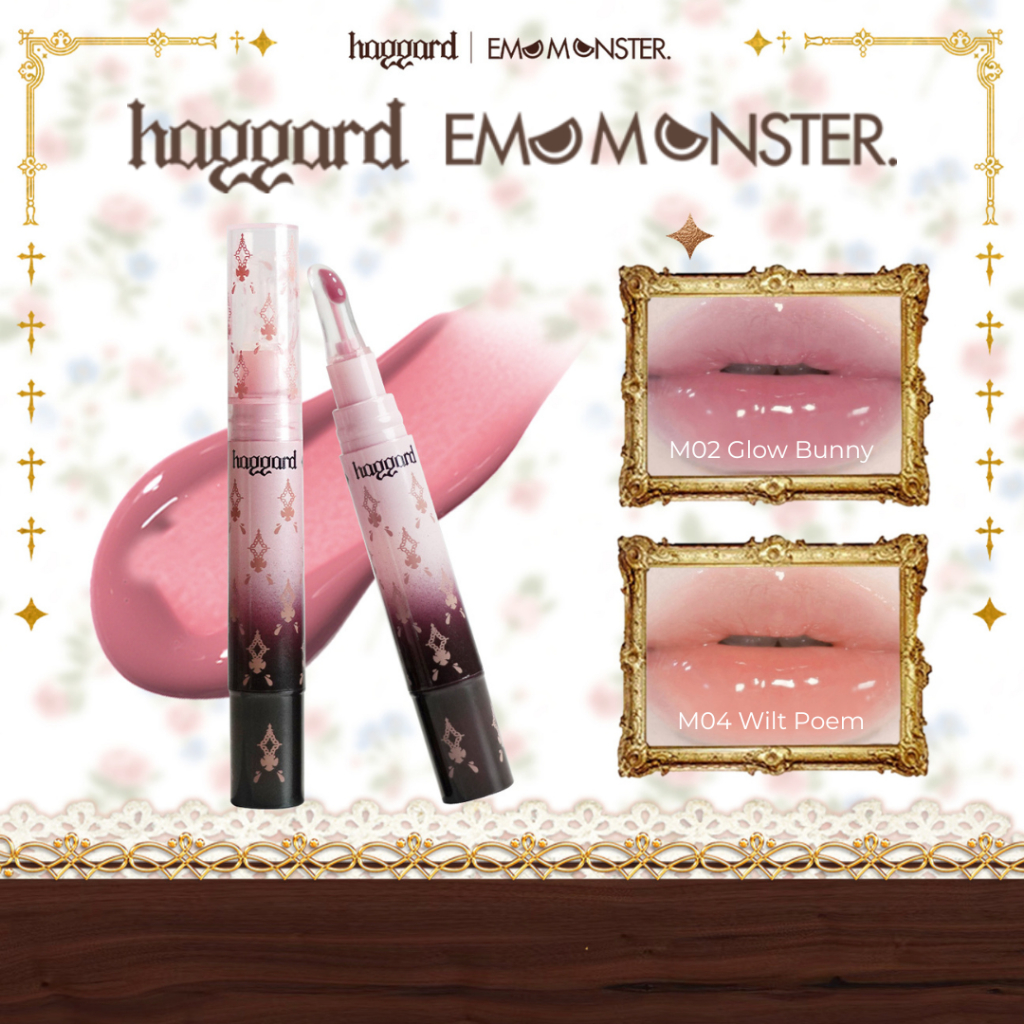 [MỚI] haggard Serum Dưỡng Môi Có Màu EMO MONSTER Glossy Lip Serum EMO MONSTER 3.5g