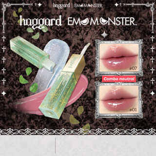   MUA 2 ƯU ĐÃI  haggard Phiên Bản Đặc Biệt Son Sương Nước Thủy Tinh Hai Đầu Screpter Series Lip Gloss 