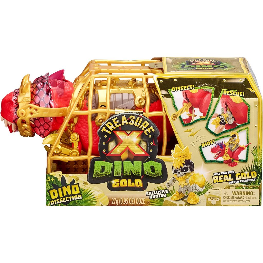 Treasure X Gold - Dino Disection - UNbox với trải nghiệm cổ điển - Bạn sẽ tìm thấy kho báu nhúng vàn