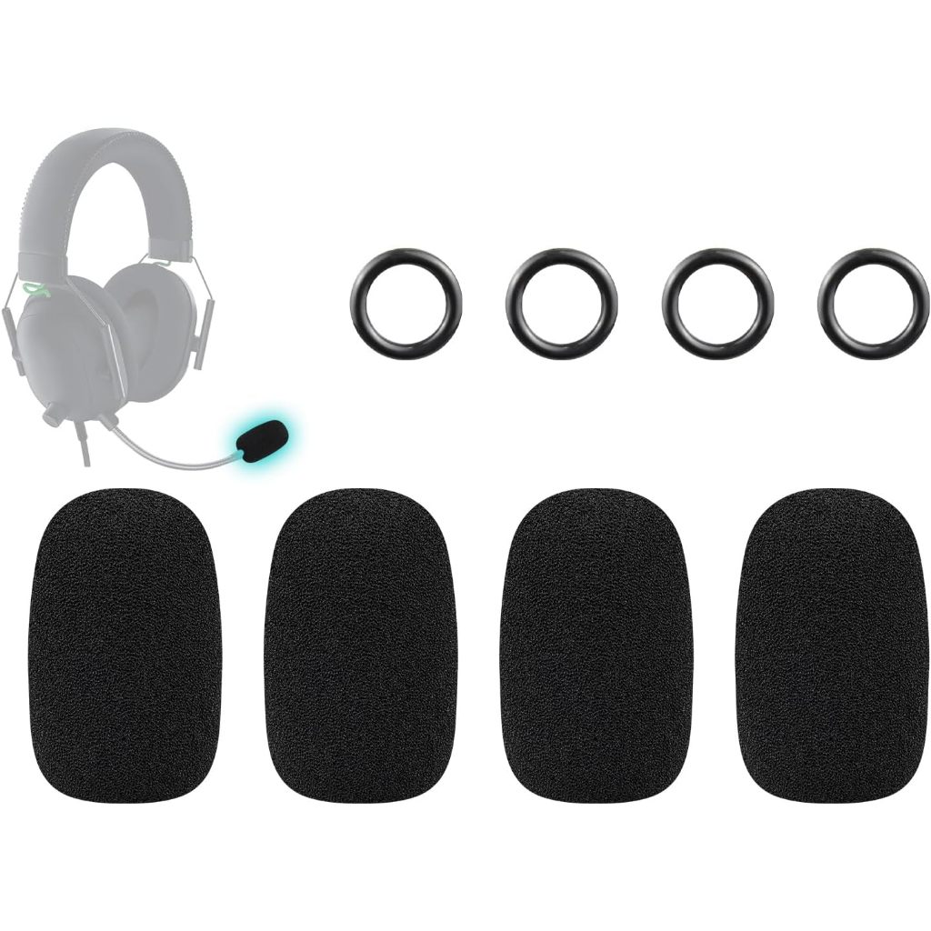 4 Vỏ Micro Cho Razer BlackShark V2 / V2 Pro / V2 X, Barracuda X, Kaira / Kaira Pro / Kaira X, Tai Ng