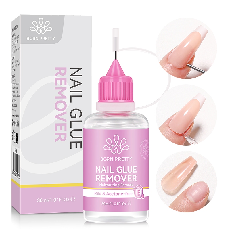 BORN PRETTY 30ml Dụng Cụ Tẩy Keo Dán Móng Tay Để Bấm Móng Tay / Thạch Keo Gel Tẩy Móng Tay Giả Keo T