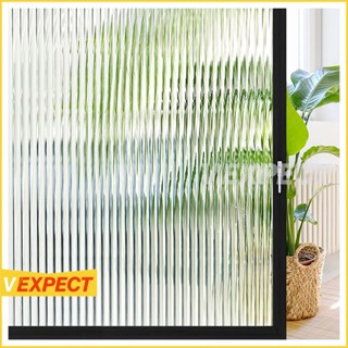 Miếng Dán Cửa Kính Bảo Vệ Sự Riêng Tư Họa Tiết Sọc Có Thể Tháo Rời, Giấy Dán Kính Không Cần Keo