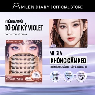  Lông Mi Giả Mlen Nhật Ký Cụm Lông Mi Giả Thích Hợp Cho Người Mới Bắt Đầu Không Cần Tẩy Lông Mi Giả Không Keo c-Up 