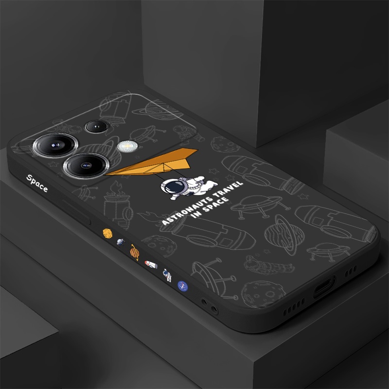 Máy Bay Giấy Ốp Lưng Điện Thoại Xiaomi Poco M6 X6 F6 M5 M5S F5 X5 Pro C75 C65 C40 4G 5G Thiết Kế Sán