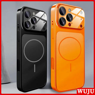  WUJU  biến thành 17 loạt  Ốp điện thoại kính mờ Tương thích với iPhone 17 16 15 14 13 12 11 Pro Max Air Matte Vỏ chống sốc có bảo vệ Camera 