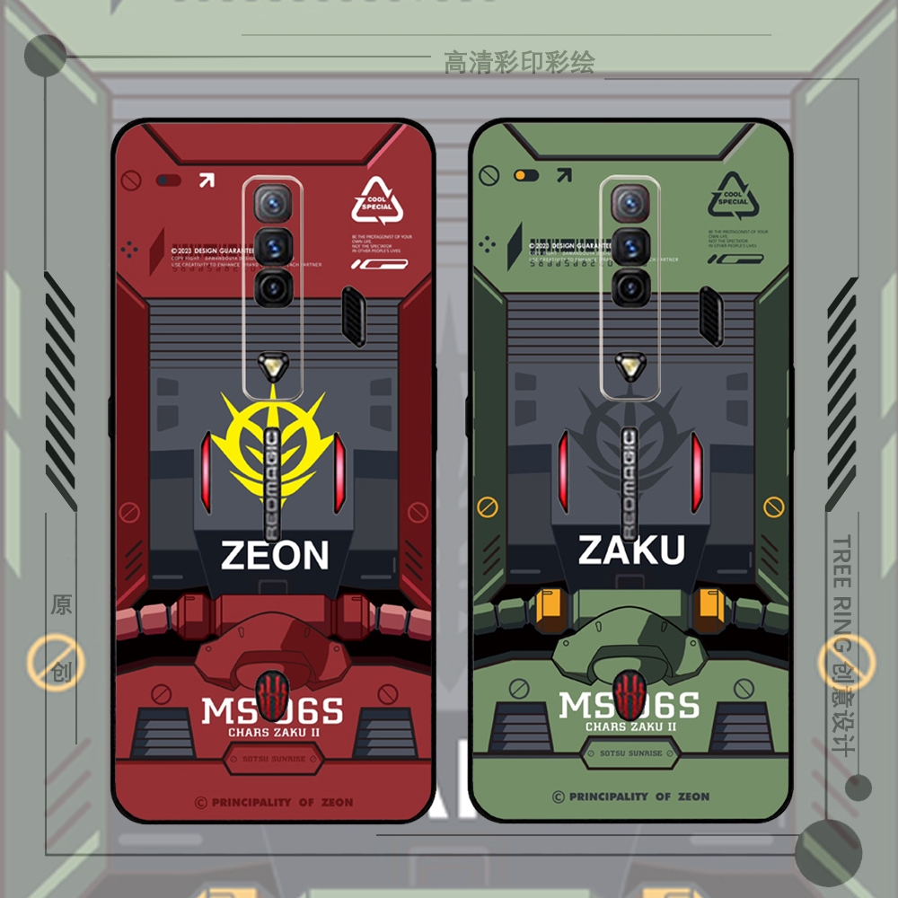 Dành Cho Nubia Red Magic 7 Ốp Lưng NX679J Mềm TPU Màu Đỏ Magic 7 Pro Coque Cho Nubia Red Magic 7S NX