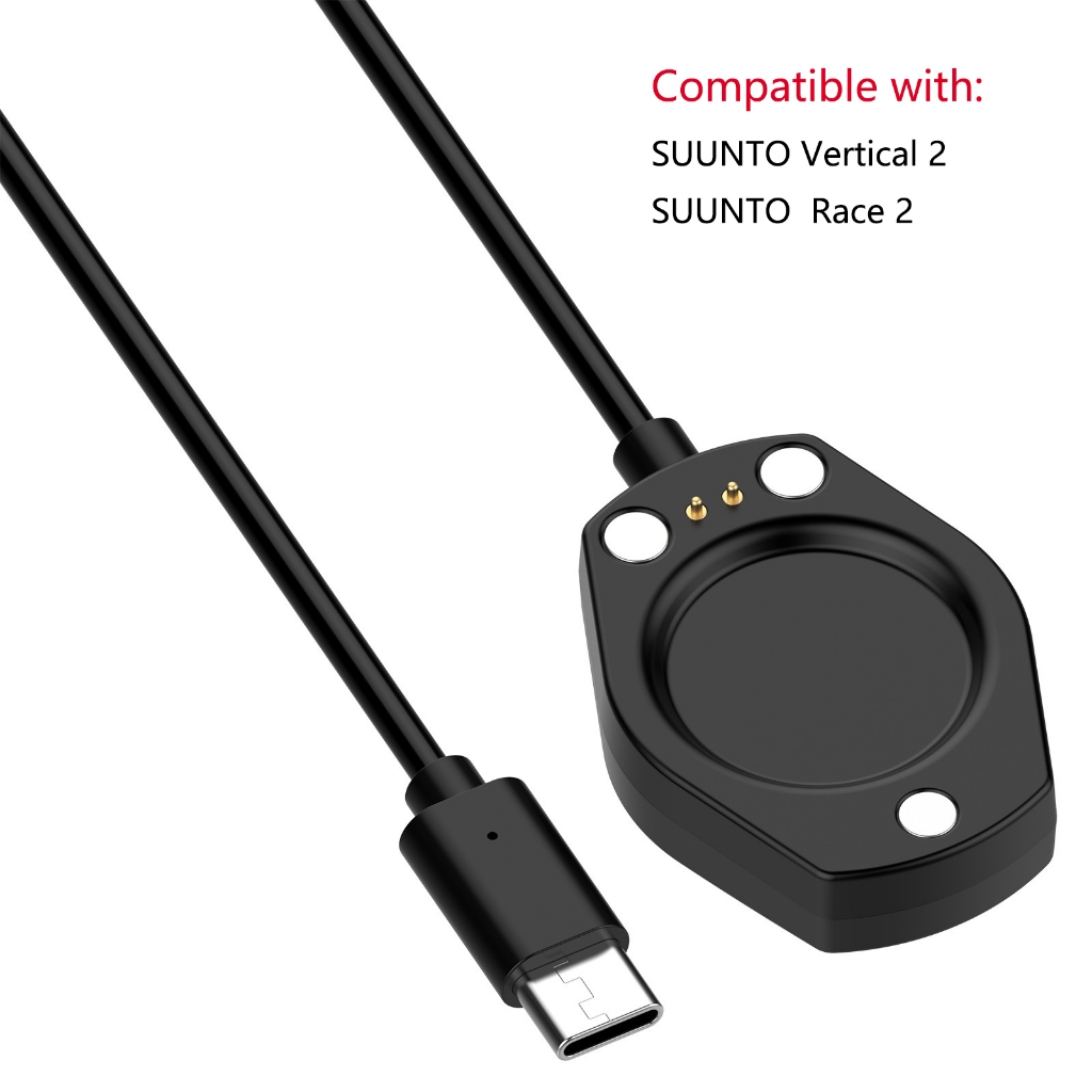 Sạc Từ Tính Cho SUUNTO Race 2 / Dọc 2, 3.3ft Thay Thế Loại C Di Động Cáp Sạc Từ Tính Phụ Kiện Cho SU