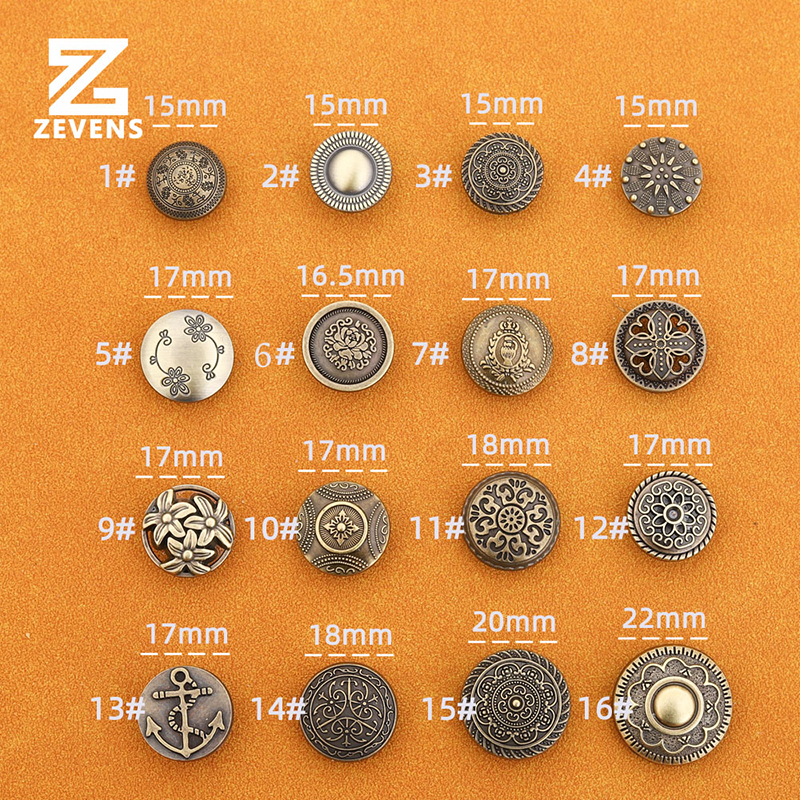 1 Bộ Phong Cách Retro Kim Loại Đồng Bốn Khóa Gói Bấm Đinh May Nút Chốt Chụp Cho May Da Thủ Công Túi