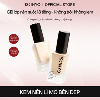  Kem nền ISKINYO ,che khuyết điểm dạng lỏng kiềm dầu lâu trôi  cho lớp nền mịn chính hãng 