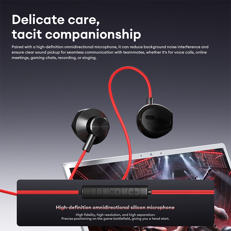 Tai nghe có dây Lenovo Y108 và Y108 Pro và tai nghe nhét tai với trình điều khiển titan 14mm và thân kim loại CNC cộng với micrô HD | BigBuy360 - bigbuy360.vn