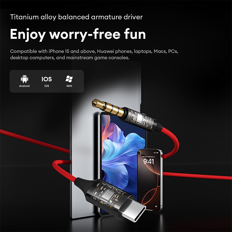 Tai nghe có dây Lenovo Y108 và Y108 Pro và tai nghe nhét tai với trình điều khiển titan 14mm và thân kim loại CNC cộng với micrô HD | BigBuy360 - bigbuy360.vn