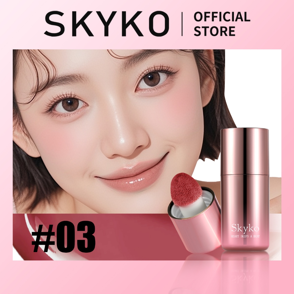 SKYKO Phấn Má Hồng dạng lỏng má hồng Blush High Pigmented Watery Đa năng 7 màu