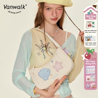  Vanwalk Túi Kẹp Nách Túi Đeo Vai Ngắn Túi Underarm Túi đeo chéo Thiết kế sang trọng Nhẹ nhàng Bền đẹp lâu dài Túi xách nữ Túi một vai Dã ngoại Phối đồ Quà tặng miễn phí Giao hàng nhanh Dòng Đảo Bong Bóng V2834 