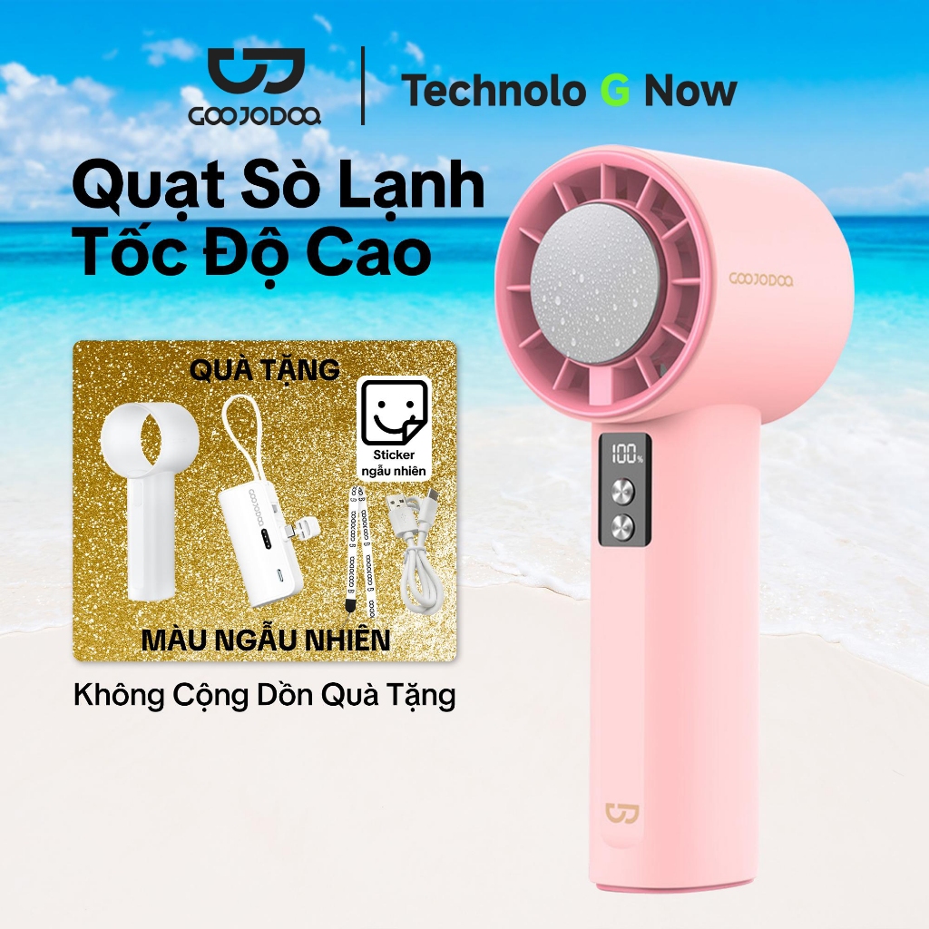 Gói Combo GOOJODOQ GFS006: Quạt làm mát + Bộ sạc Mini (Ngẫu nhiên) + Vỏ bảo vệ (Ngẫu nhiên) | BigBuy360 - bigbuy360.vn