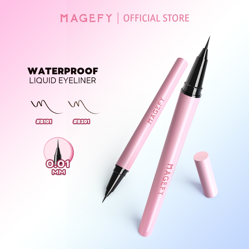 【Limited 】Bút kẻ mắt MAGEFY dạng lỏng lâu trôi nhanh khô chống nhòe và chống nước 0.01mm | BigBuy360 - bigbuy360.vn