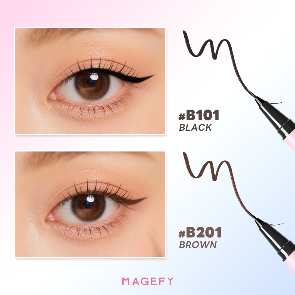 【Limited 】Bút kẻ mắt MAGEFY dạng lỏng lâu trôi nhanh khô chống nhòe và chống nước 0.01mm | BigBuy360 - bigbuy360.vn