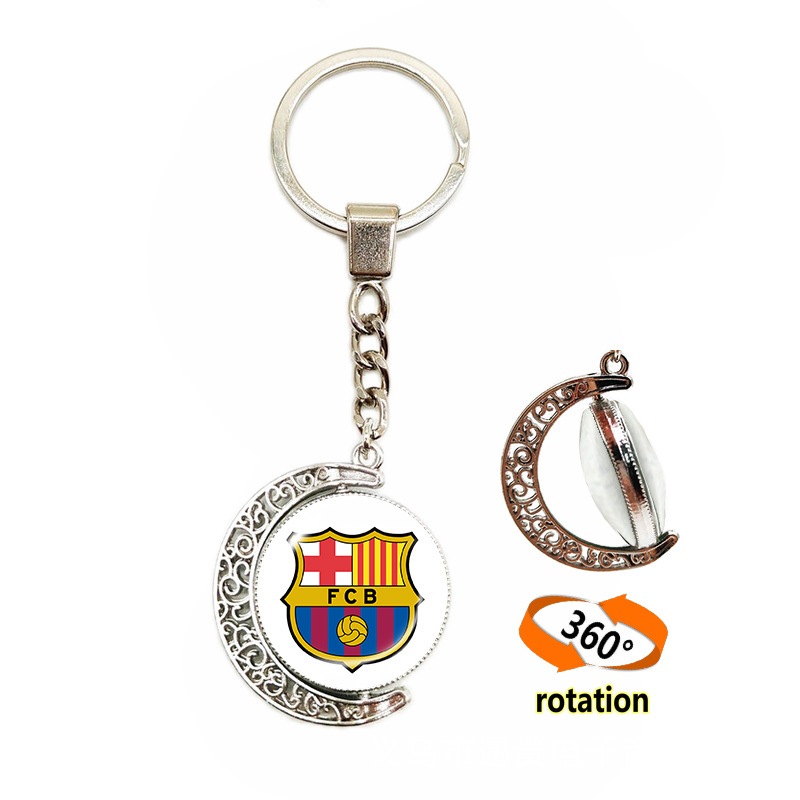Móc khóa lưỡi liềm Logo đội Barcelona FC