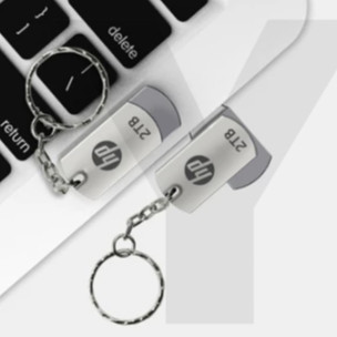 Ổ đĩa flash xoay HP USB 3.0 Kim loại chống nước Ổ đĩa flash tốc độ cao 1GB 2GB 4GB 8GB 16GB 32GB 64GB 128GB 2TB với chuỗi kim loại