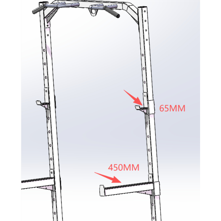 Khung rack,gánh tạ đòn,Squat đa năng điều chỉnh chiều cao 2.20m - ống thép dày 2mm chịu tải 300kg | BigBuy360 - bigbuy360.vn