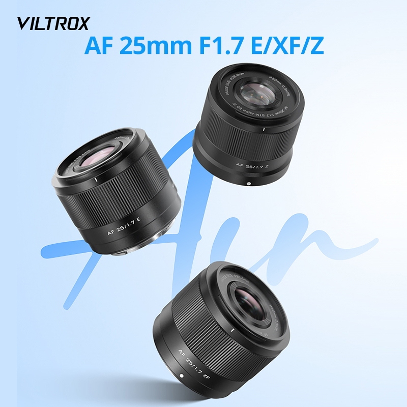 Viltrox AF 25mm F1.7 E / XF / Z Tự động lấy nét Ống kính toàn diện Chân dung Ống kính du lịch đường 