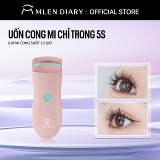  Mlen Diary Điện Eyelash Clip Sạc USB Tự động tắt nguồn Hệ thống sưởi an toàn Clip lông mi Làm nóng nhanh Dụng cụ trang điểm 