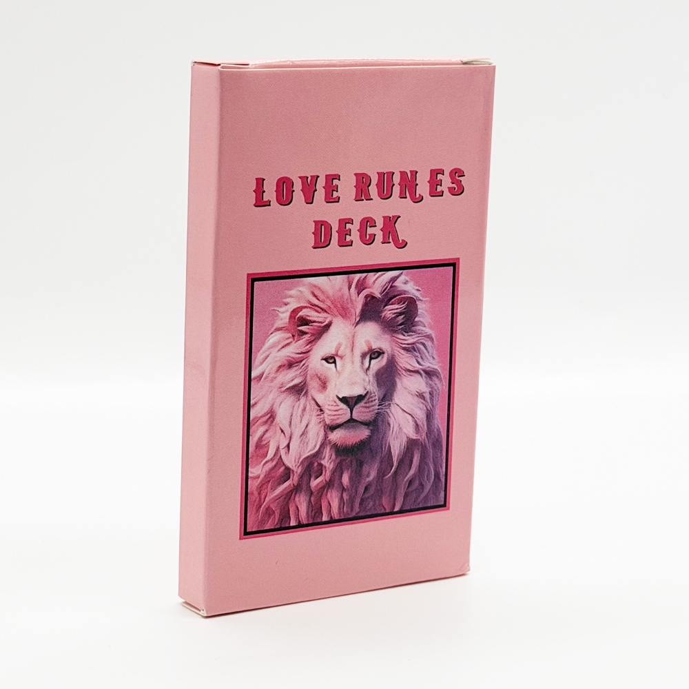 24 Trò chơi bài Oracle Love Runes Deck No Manual 10x5 cm