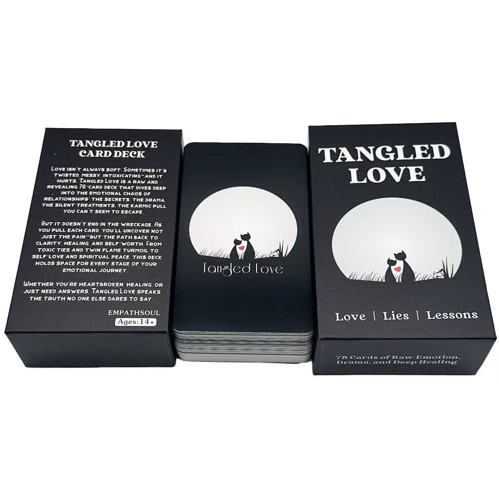 Soul heart Tangled Love Card Trò chơi bài bảng tiếng Anh