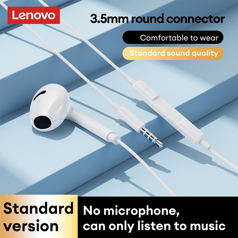 Tai nghe có dây Lenovo YF02 Chất lượng âm thanh độ nét cao Hiệu ứng giảm tiếng ồn thông minh Micro có độ nhạy cao Trò chơi thể thao điện tử Cuộc gọi HD không có độ trễ cảm biến | BigBuy360 - bigbuy360.vn