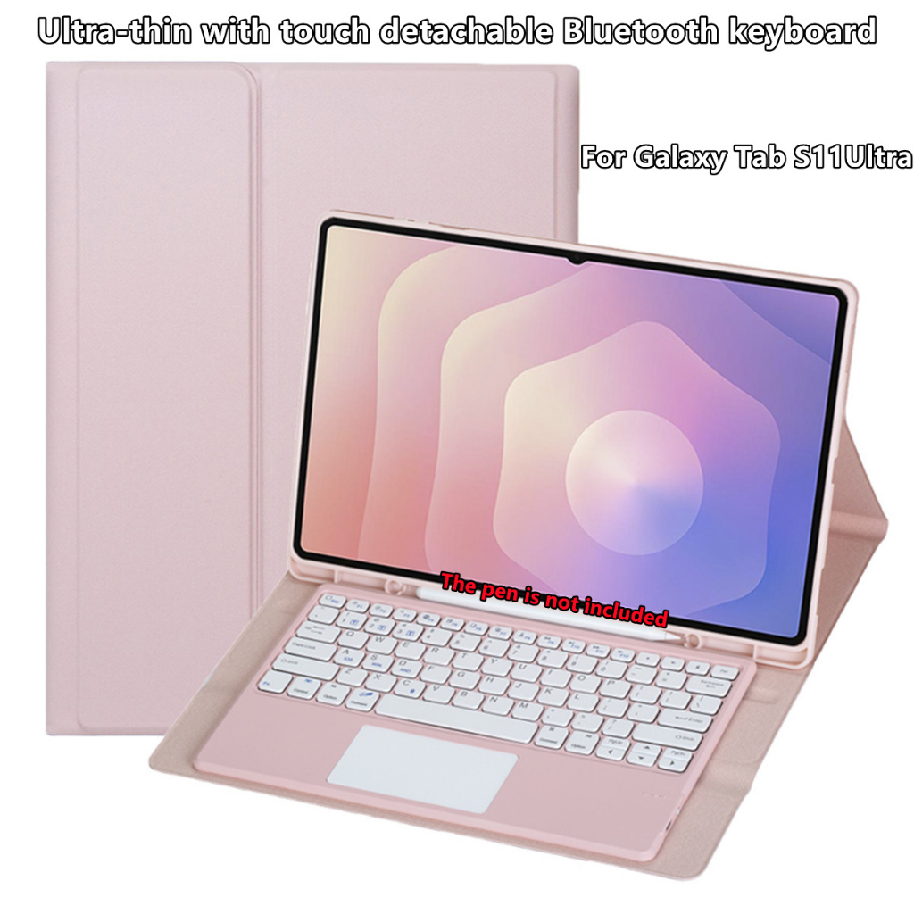 Ốp Lưng Cho Máy Tính Bảng Galaxy Tab S11Ultra Siêu Mỏng Với Cảm Ứng Có Thể Tháo Rời Bàn Phím Bluetoo