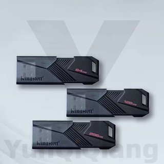 Kingston Push Pull Pendrive Kim loại chống nước USB 3.2 Ổ đĩa flash Thumb Drive 16GB 32GB 64GB 128GB Ổ đĩa flash tốc độ cao Cắm và chạy