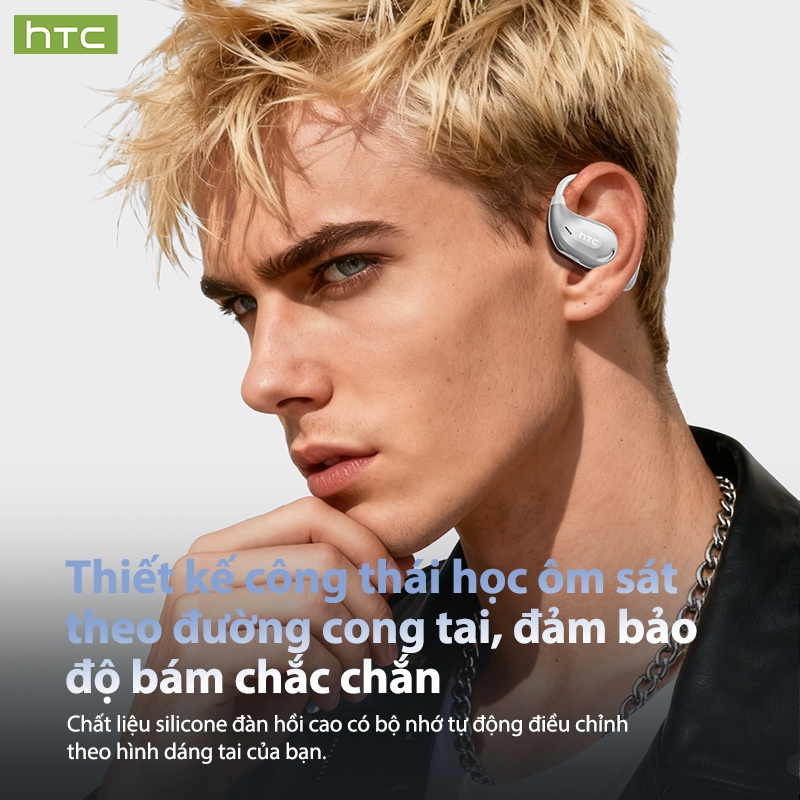 HTC NE47 Tai Nghe Phiên Dịch AI Dịch Bluetooth 6.0 thuật thời gian thực OWS HD Gọi HiFi stereo Tai nghe không dây Khử tiếng ồn thông minh Cuộc sống chống nước IPX5 | BigBuy360 - bigbuy360.vn