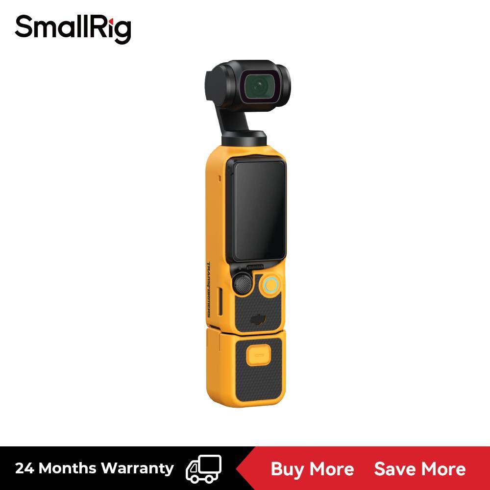 Bộ vỏ silicon SmallRig cho DJI Osmo Pocket 3 (Cơ bản) / (Nâng cao) (Phiên bản BumbleBee)#5114 #5115
