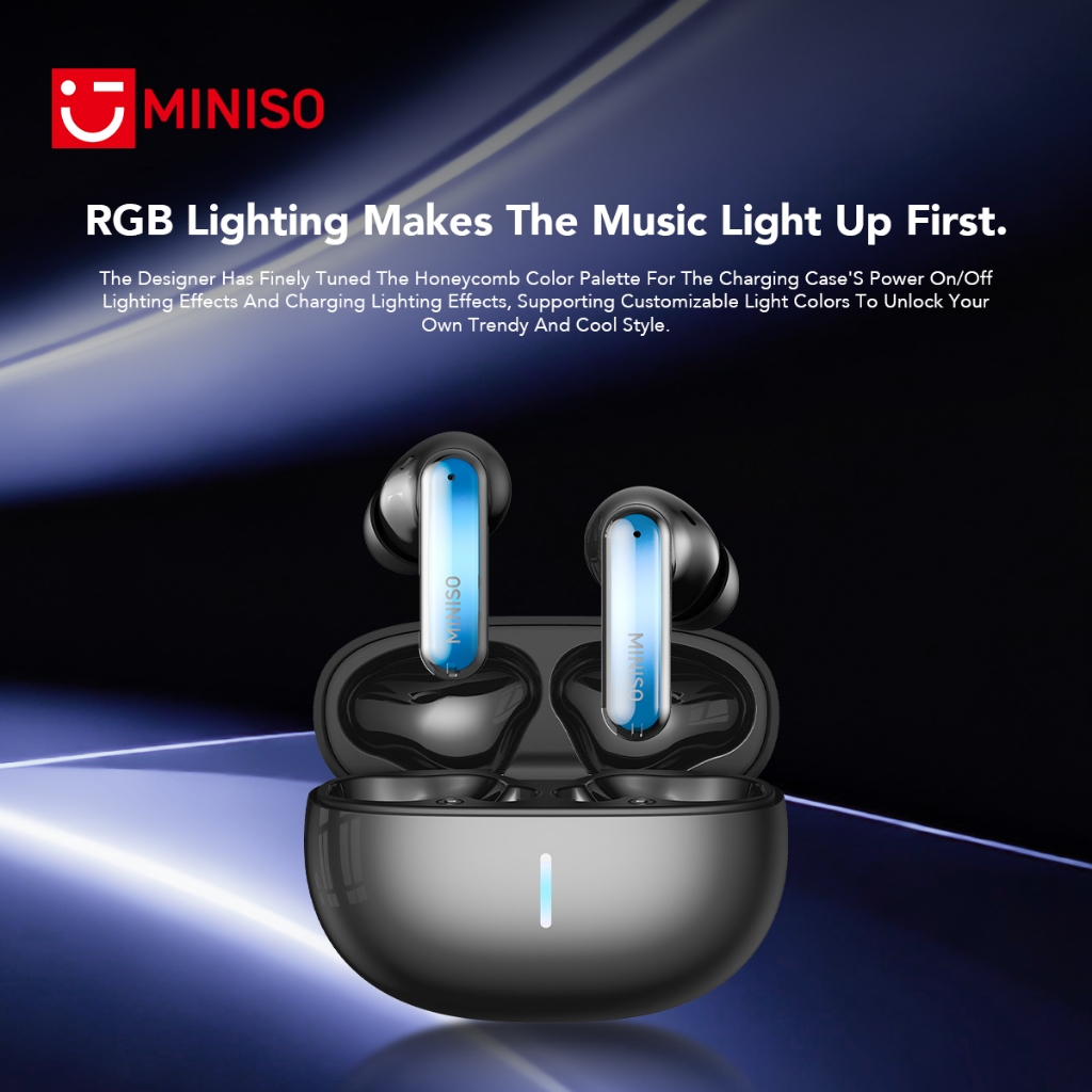 MINISO MS110 Tai Nghe Phiên Dịch AI  Bluetooth 6.0, Dịch 134 Ngôn Ngữ, Âm Thanh Hi-Fi, Chống Ồn, IPX5 Chống Nước, Độ Trễ Thấp | BigBuy360 - bigbuy360.vn