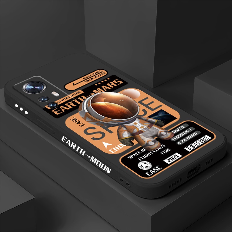 Ốp Điện Thoại Phi Hành Gia Cũ Cho Xiaomi Mi 12 12X 11 10 9 Pro Lite 11Lite 5G Thiết Kế Sáng Tạo