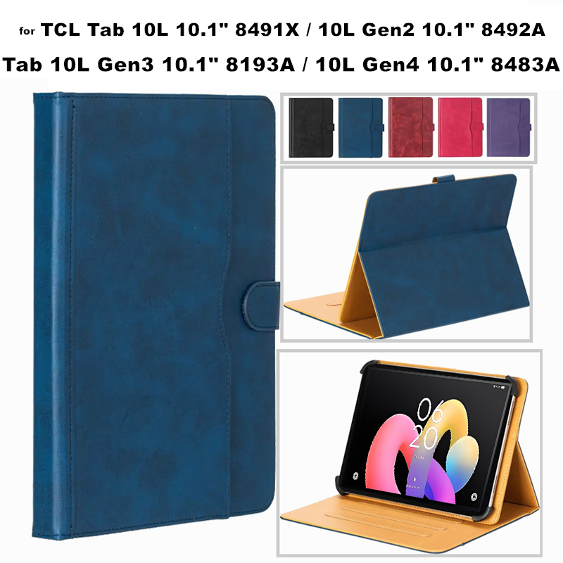 Dành Cho TCL Tab 10L Gen2 / Gen3 / Gen4 10.1 8491X 8492A 8493A 8193A 8483A Vỏ Đa Năng Xem Đa Góc Chố