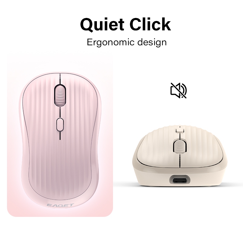 Chuột không dây Mini màu Macaroon EAGET EM18 (63g) | BigBuy360 - bigbuy360.vn