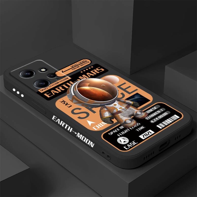 Ốp Điện Thoại Phi Hành Gia Cũ Cho Xiaomi Redmi Note 12S 12 11S 11 11T Pro PLus 4G 5G Vỏ Thời Trang P